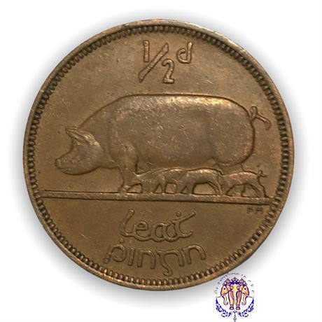 Coin Ireland ½ penny